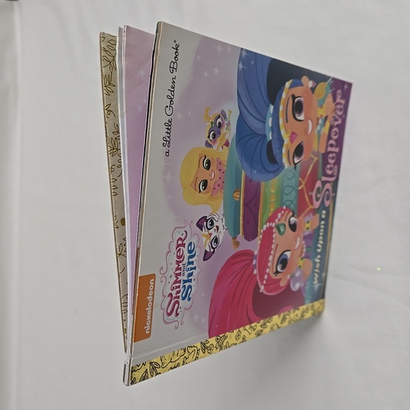 Shimmer & Shine LOT Little Golden Book & 2 Dolls Genie Mattel Viacom Nickelodeon - Picture 10 of 17